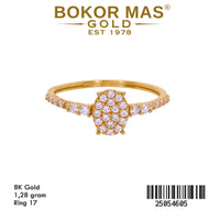 Cincin Variasi Permata Bulat - 25054605 - 8K