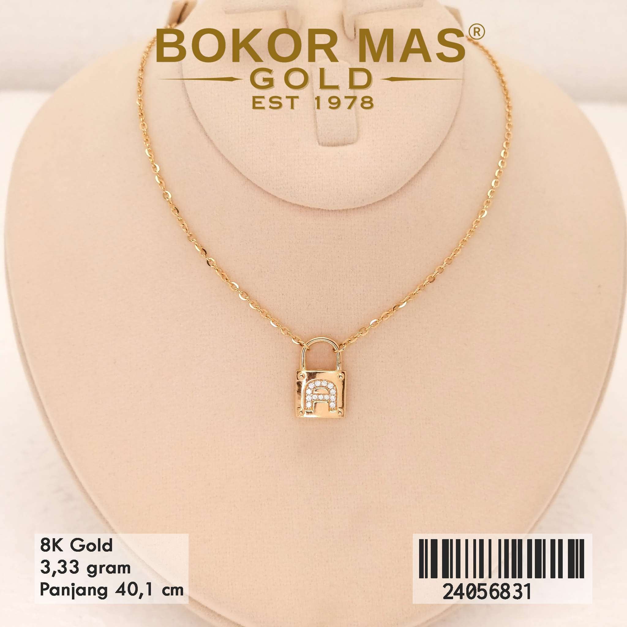 Kalung Alpha Glitz Variasi Gembok - 24056831 - 8K