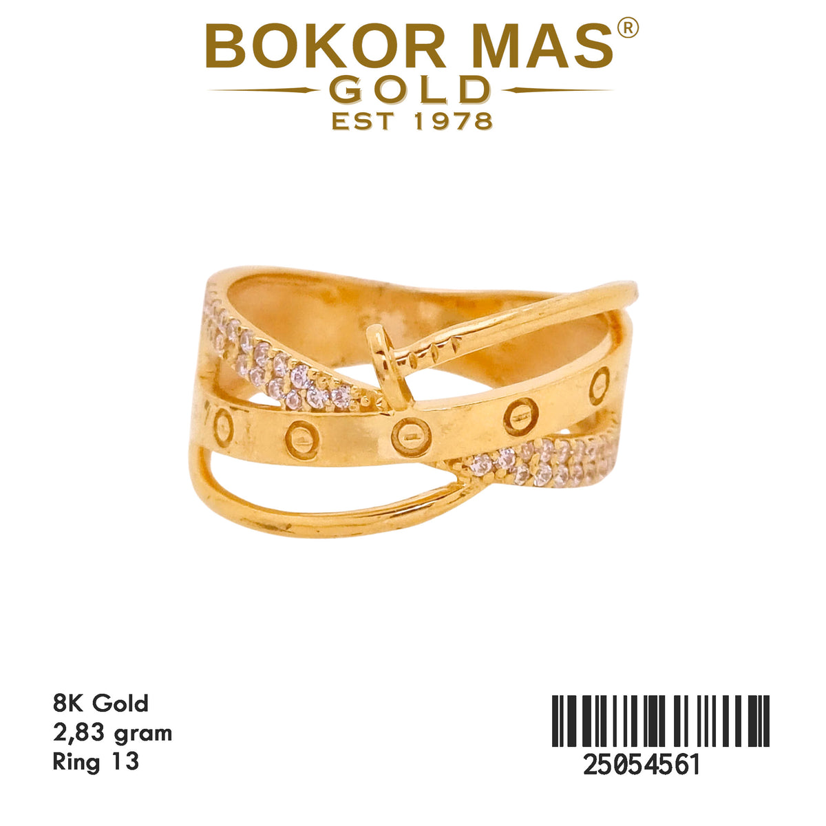 Cincin Variasi Permata - 25054561 - 8K