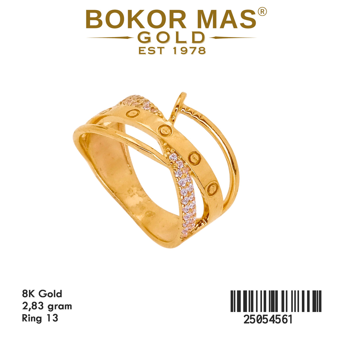 Cincin Variasi Permata - 25054561 - 8K