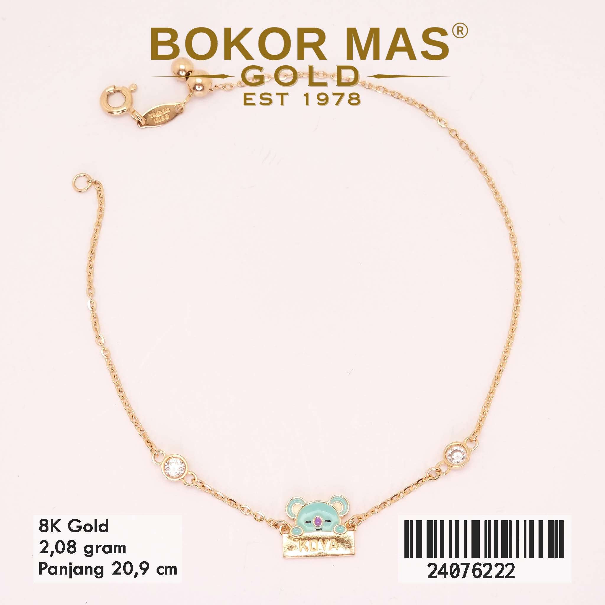 Gelang Tangan Rantai Variasi Mainan Koya - 24076222 - 8K