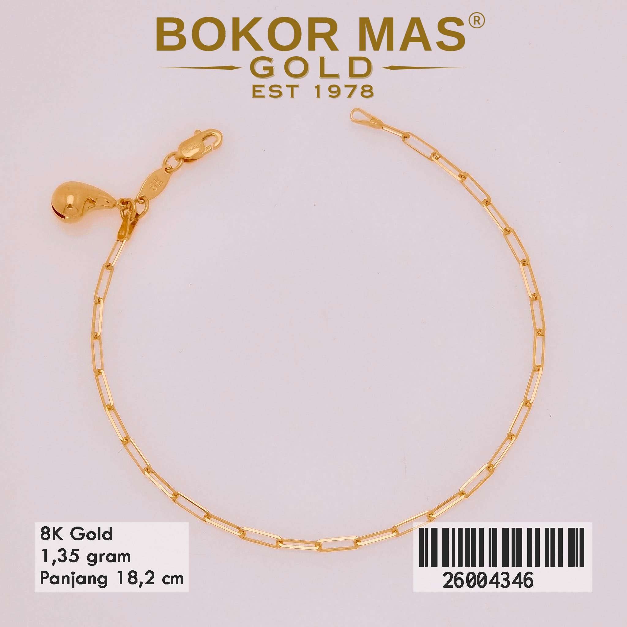  Gelang Rantai Variasi Paperline -  26004346 - 8K