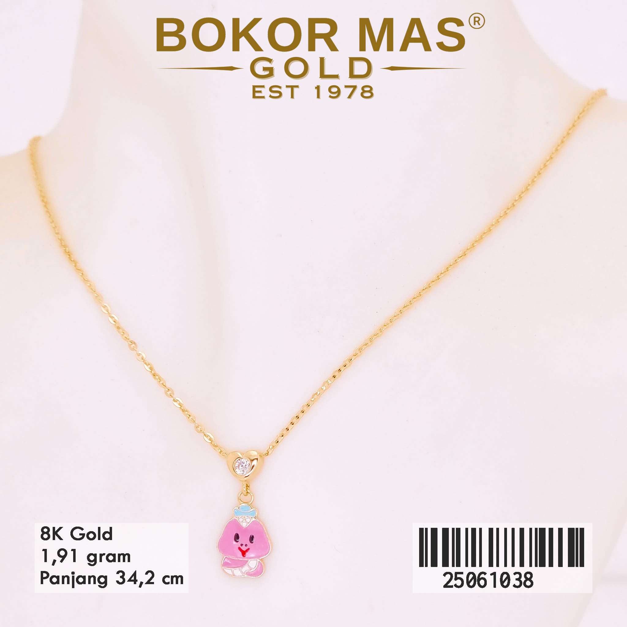 Kalung Emas Anak Variasi Boneka - 25061038 - 8K