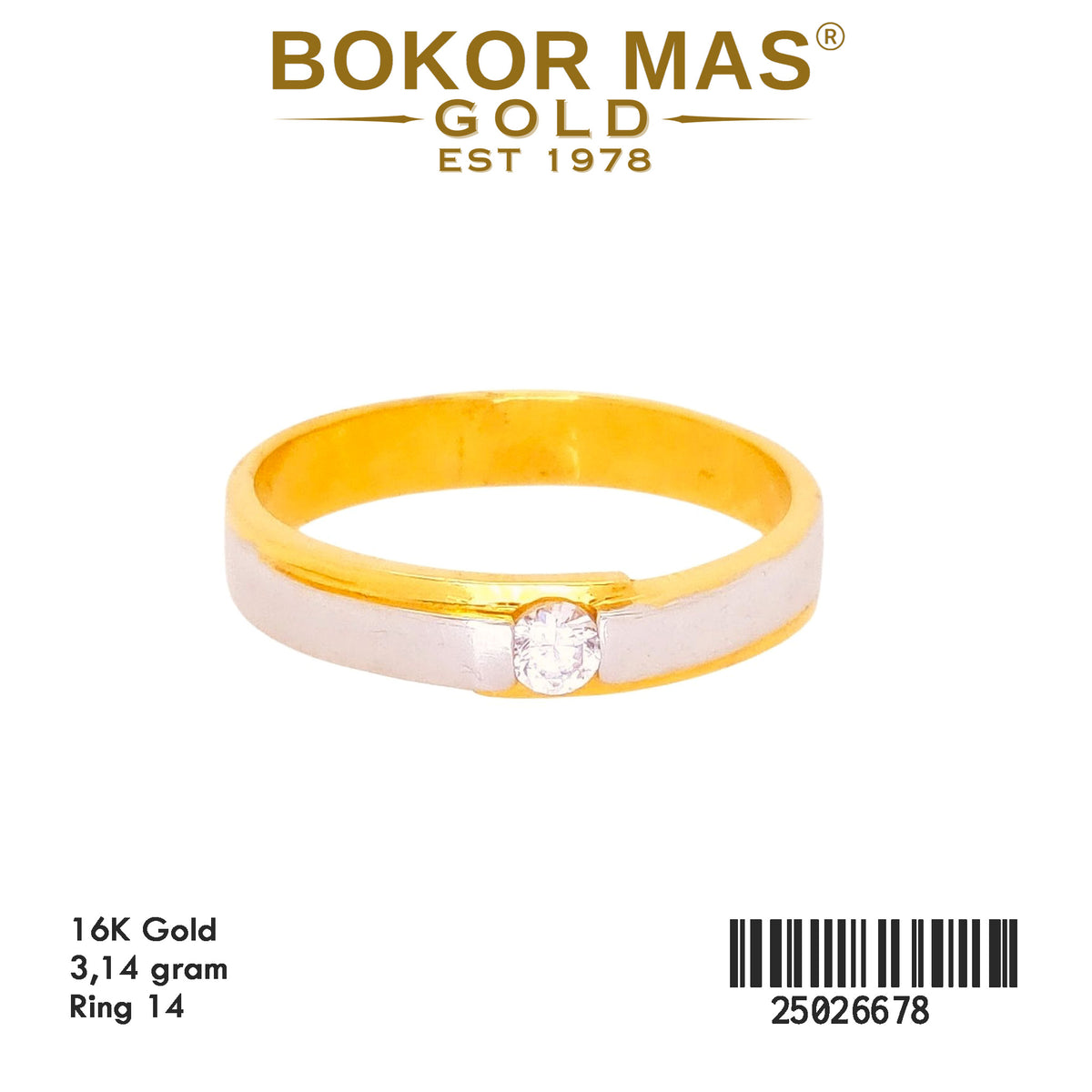 Cincin Nikah Permata - 25026678 - 16K