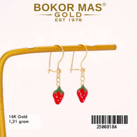 Anting  Emas Desi Strrawbery - 25008184 - 16K
