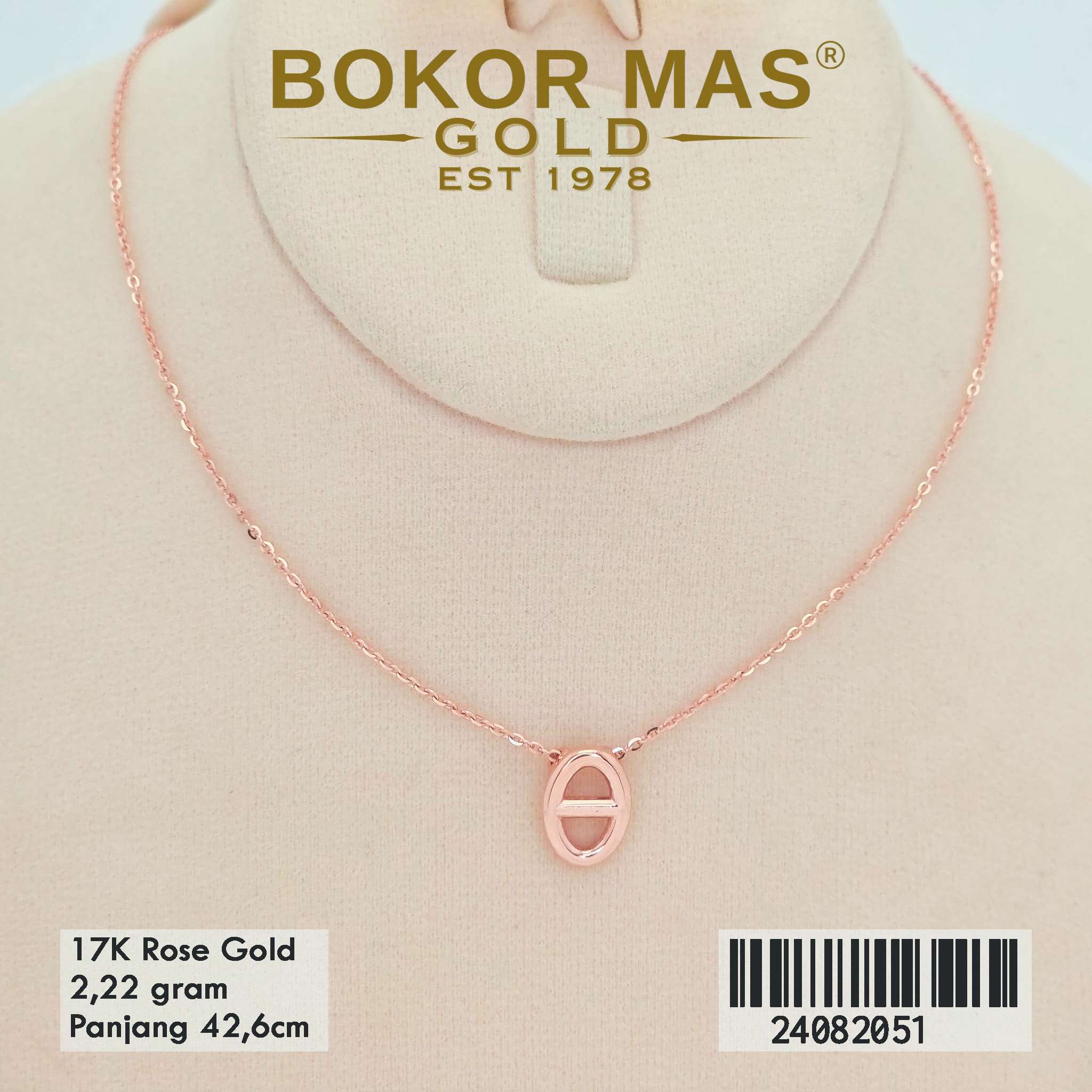 Kalung Variasi DD Tanpa Permata - 24082051 - 17K