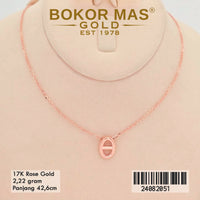 Kalung  Emas Variasi DD Tanpa Permata - 24082051 - 17K