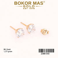 Giwang Emas Tusuk Variasi Soliter - 23087393 - 8K
