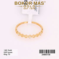 Cincin Emas  Variasi Permata - 24089758 - 16K