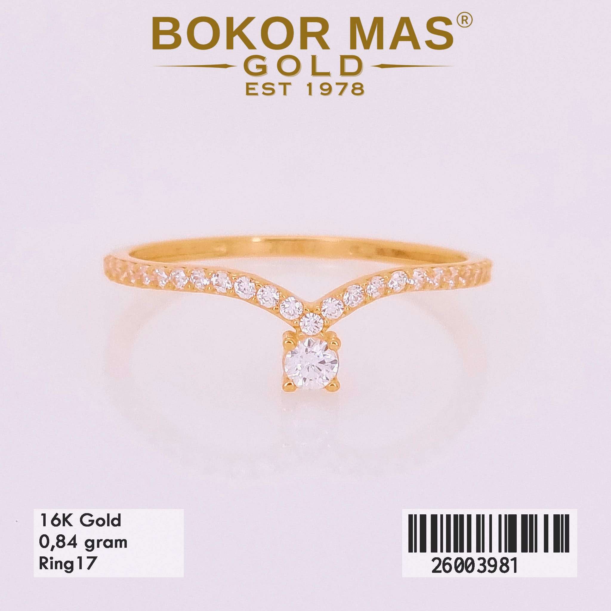 Foto Cincin Emas Asli Cincin Variasi Aurel  - Perhiasan Asli Bokormas Gold