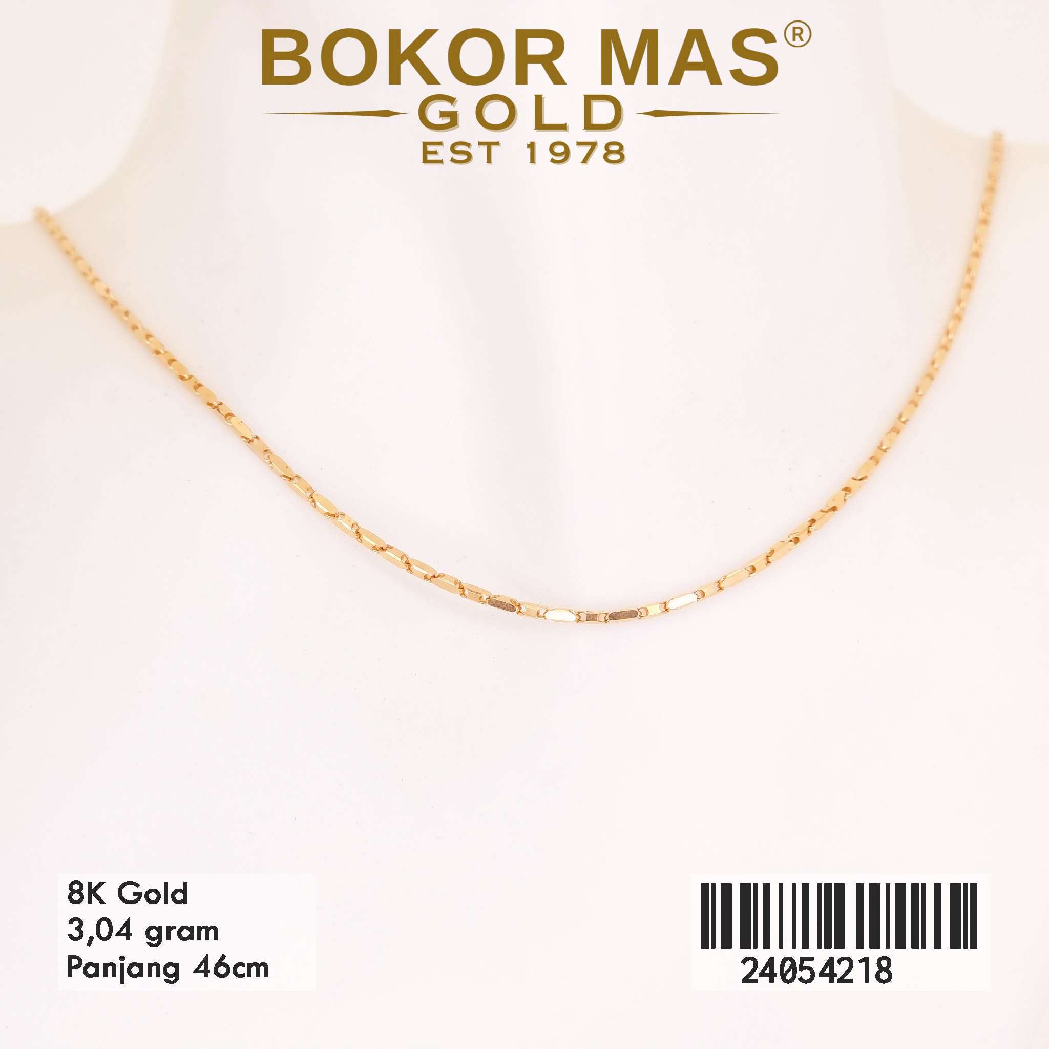 Kalung Itali Tanpa Permata - 24054218 - 8K