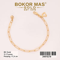 Gelang  Emas  Rantai Variasi Tiger - 24076270 - 8K