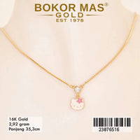 Kalung Emas  Anak Variasi Hello Kitty  - 23076516 - 16K