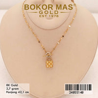 Kalung  EmasToscano Variasi Model Tas Tanpa Permata - 24055140 - 8K