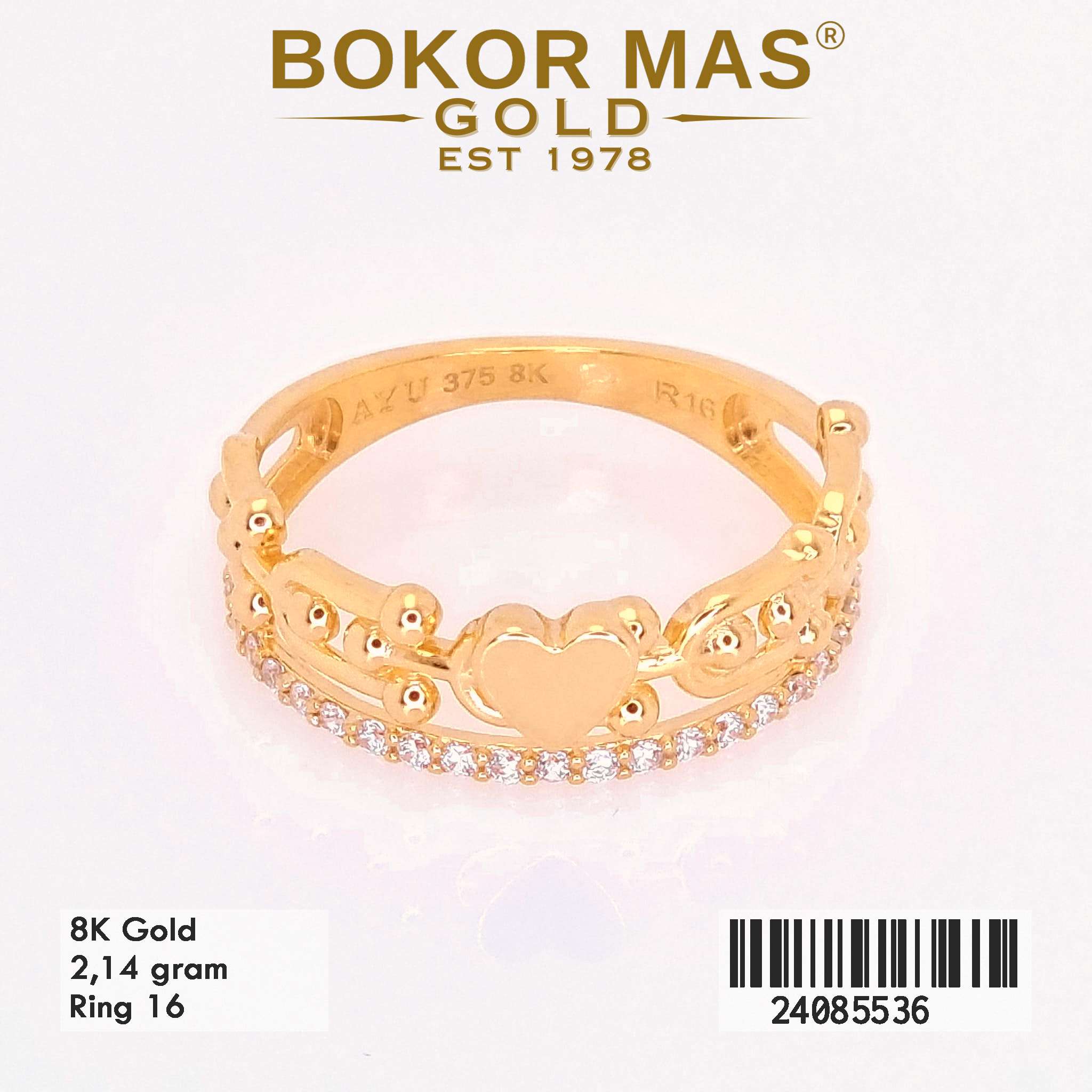 Cincin Variasi Permata - 24085536 - 8K