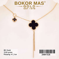 Kalung Emas Clover Variasi Mainan - 24041626 - 8K