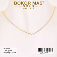 Kalung Emas Itali Tanpa Permata - 23073601 - 9K