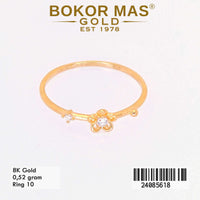 Cincin  Emas Variasi Permata - 24085618 - 8K