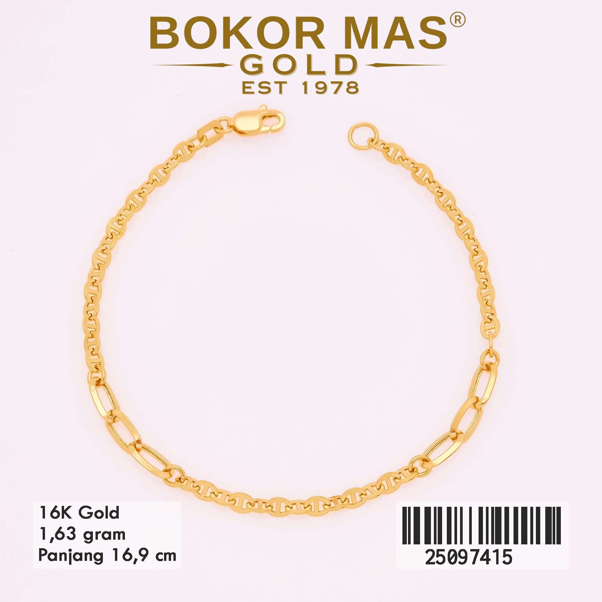 Gelang Rantai Hermei Variasi Paperline - 25097415 - 16K