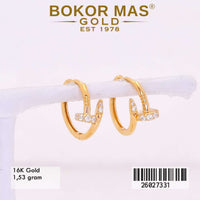 Anting Klip Variasi Permata - 26027331 - 16K