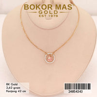Kalung Emas Siyem Variasi Cooky - 24054343 - 8K