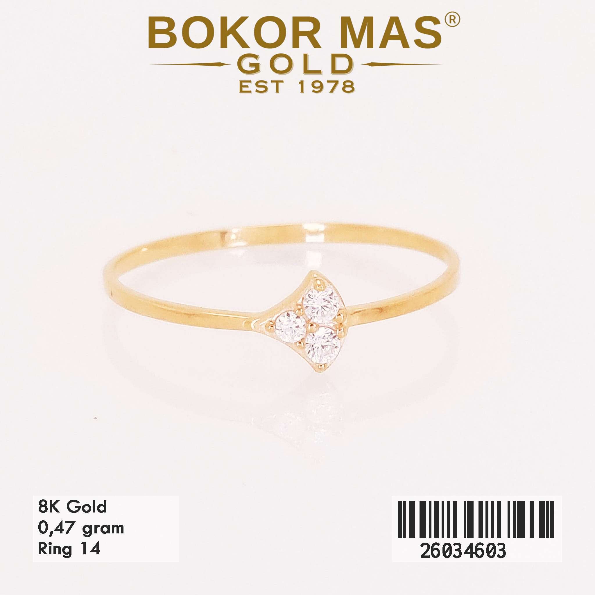  Cincin Variasi Permata - 26034603 - 8K