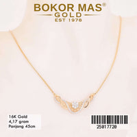 Kalung Emas  Variasi Permata - 25017720 - 16K