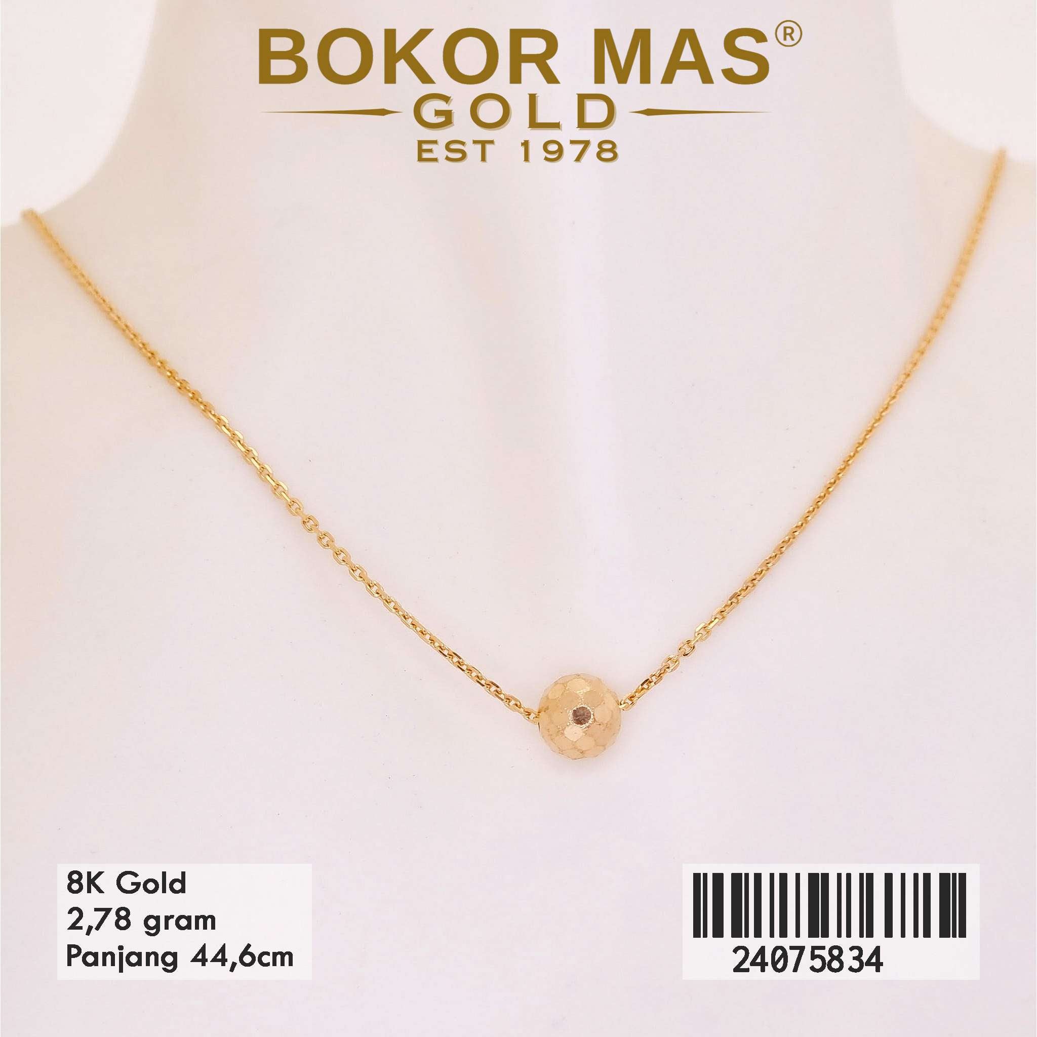 Kalung Variasi Tanpa Permata - 24075834 - 8K