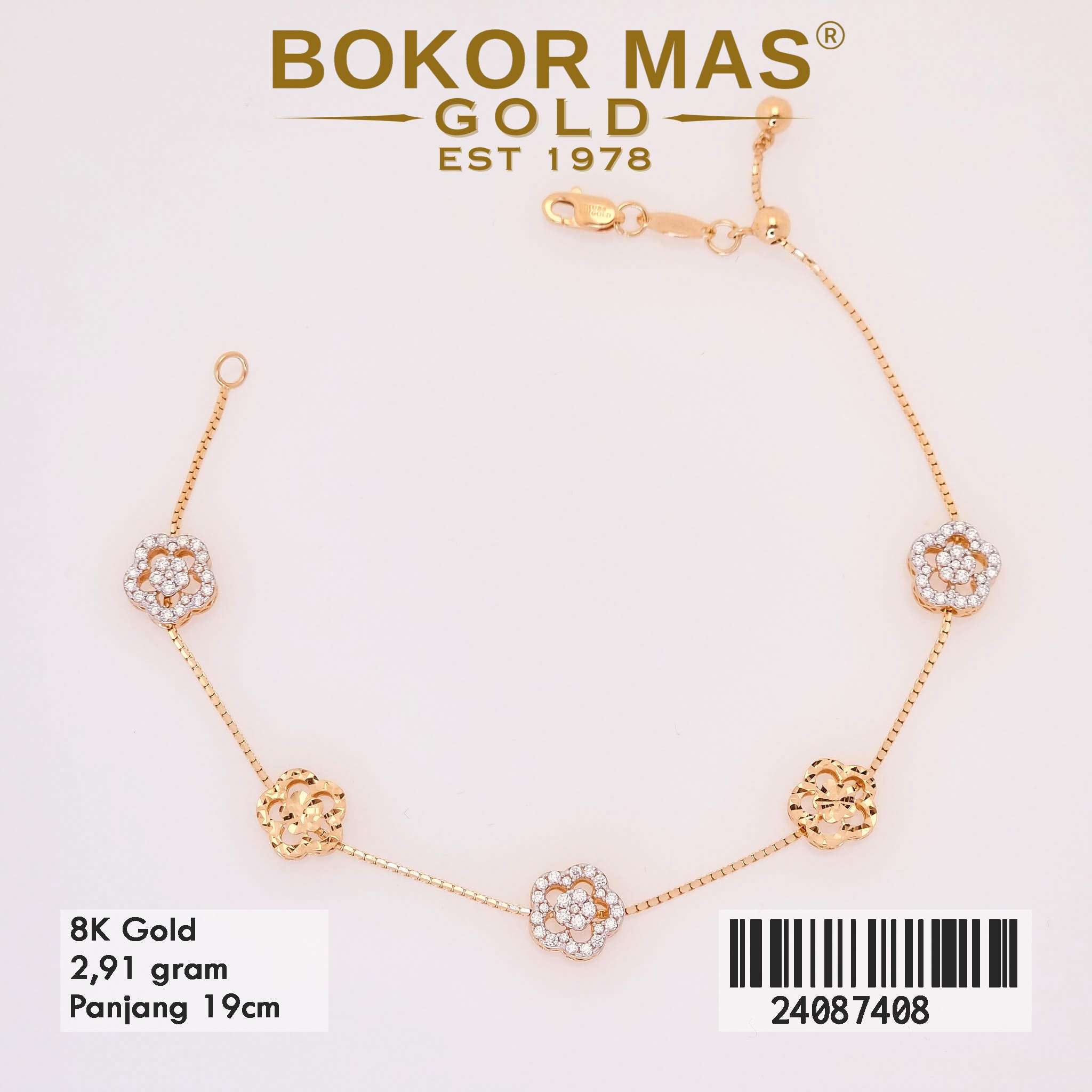 Gelang Serut Variasi Daisy - 24087408 - 8K