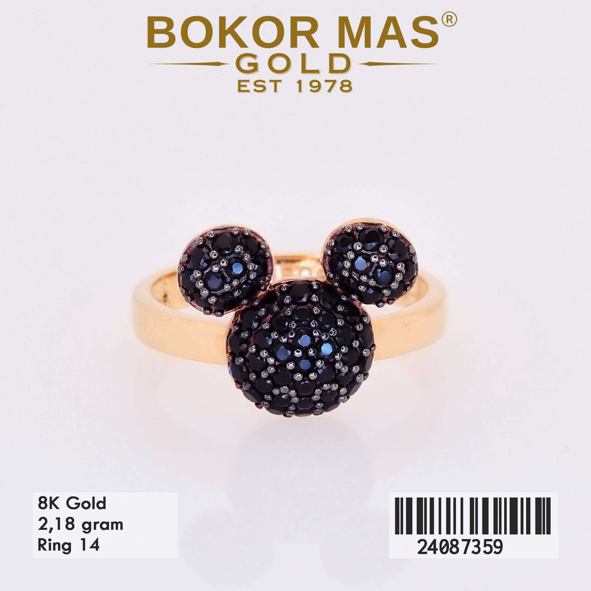 Cincin Variasi Mickey Stone - 24087359 - 8K
