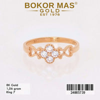 Cincin  Emas Variasi Daisy Stone - 24085739 - 8K