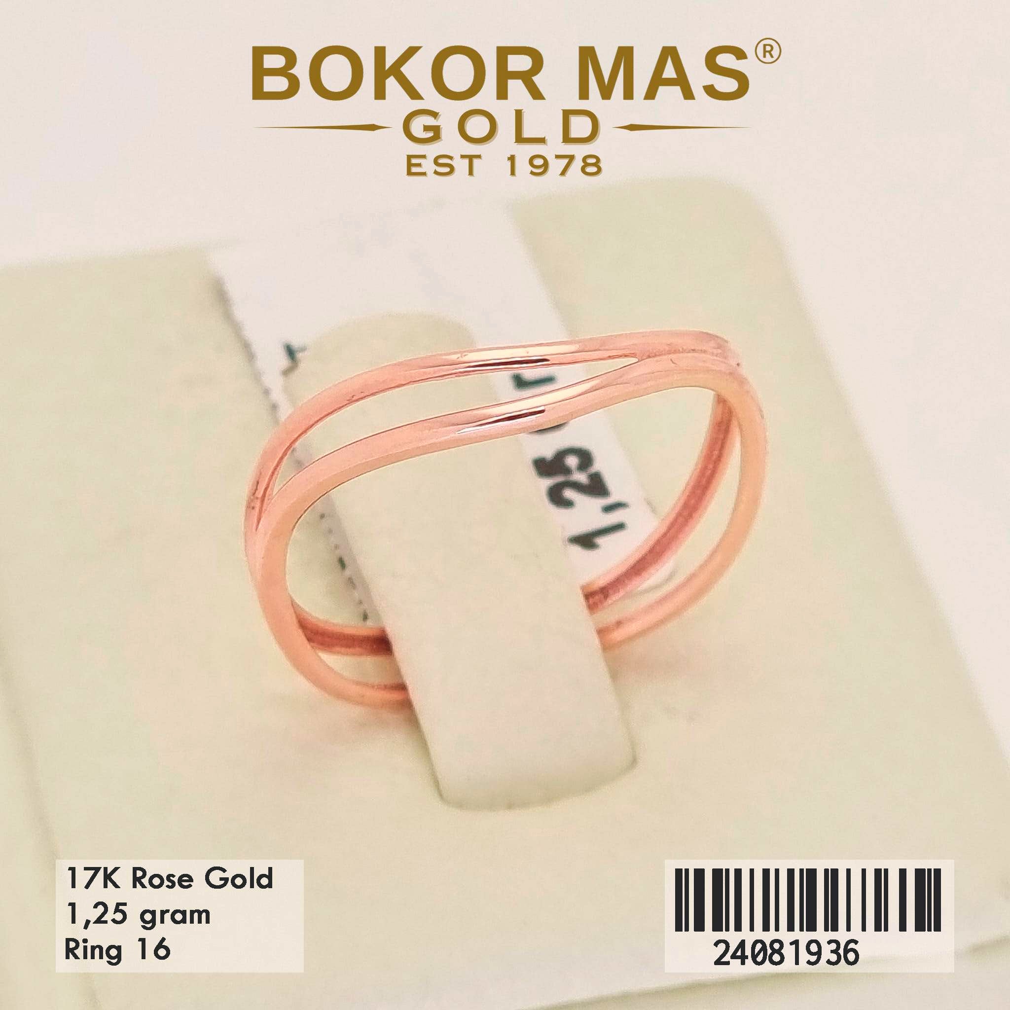 Cincin Variasi Tanpa Permata - 24081936 -17K