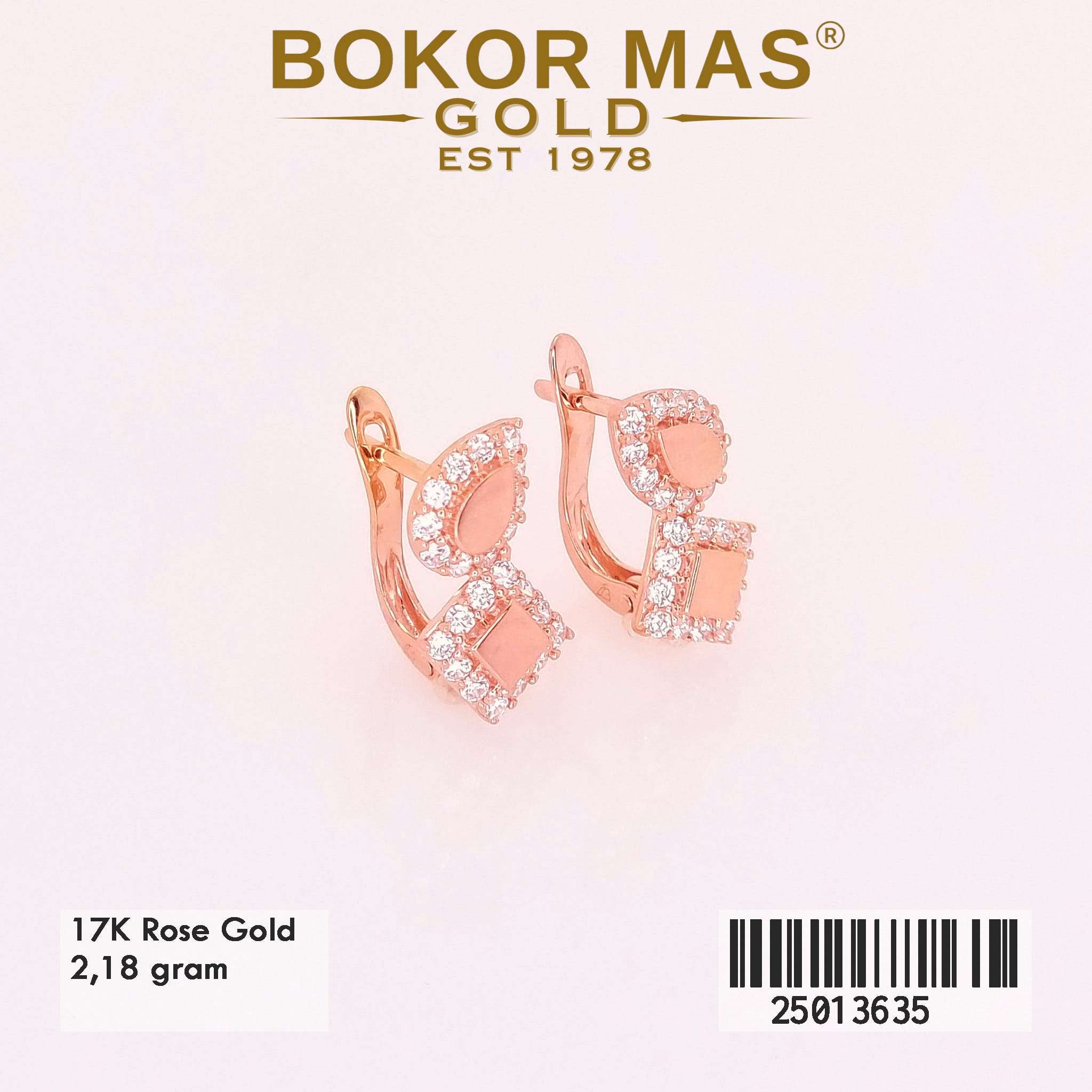 Anting Klip Variasi Permata - 25013635 - 17K