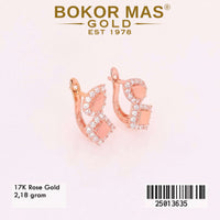 Anting Emas  Klip Variasi Permata - 25013635 - 17K