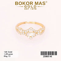 Cincin  Emas Variasi Permata - 25008146 - 16K