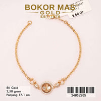 Gelang  Emas  Rantai Variasi Hollotifani Mainan - 24062265 - 8K
