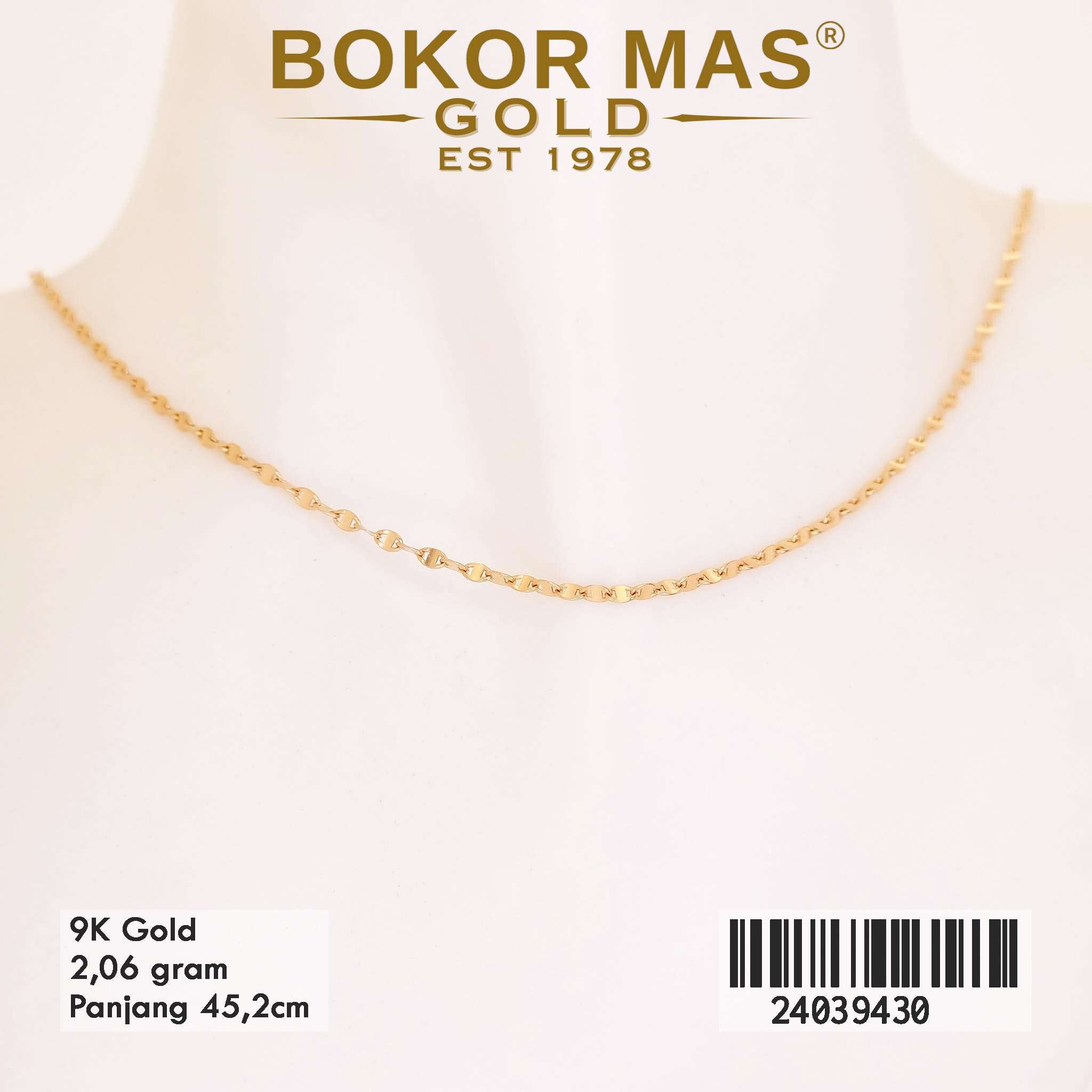 Kalung Pecah Kopi Variasi Tanpa Permata - 24039430 - 9K
