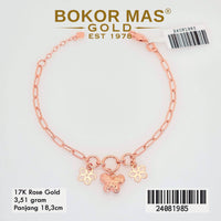 Gelang Emas  Rantai Variasi Mainan - 24081985 - 17K
