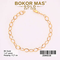 Gelang Emas Rantai Plakatau - 25048338 - 8K