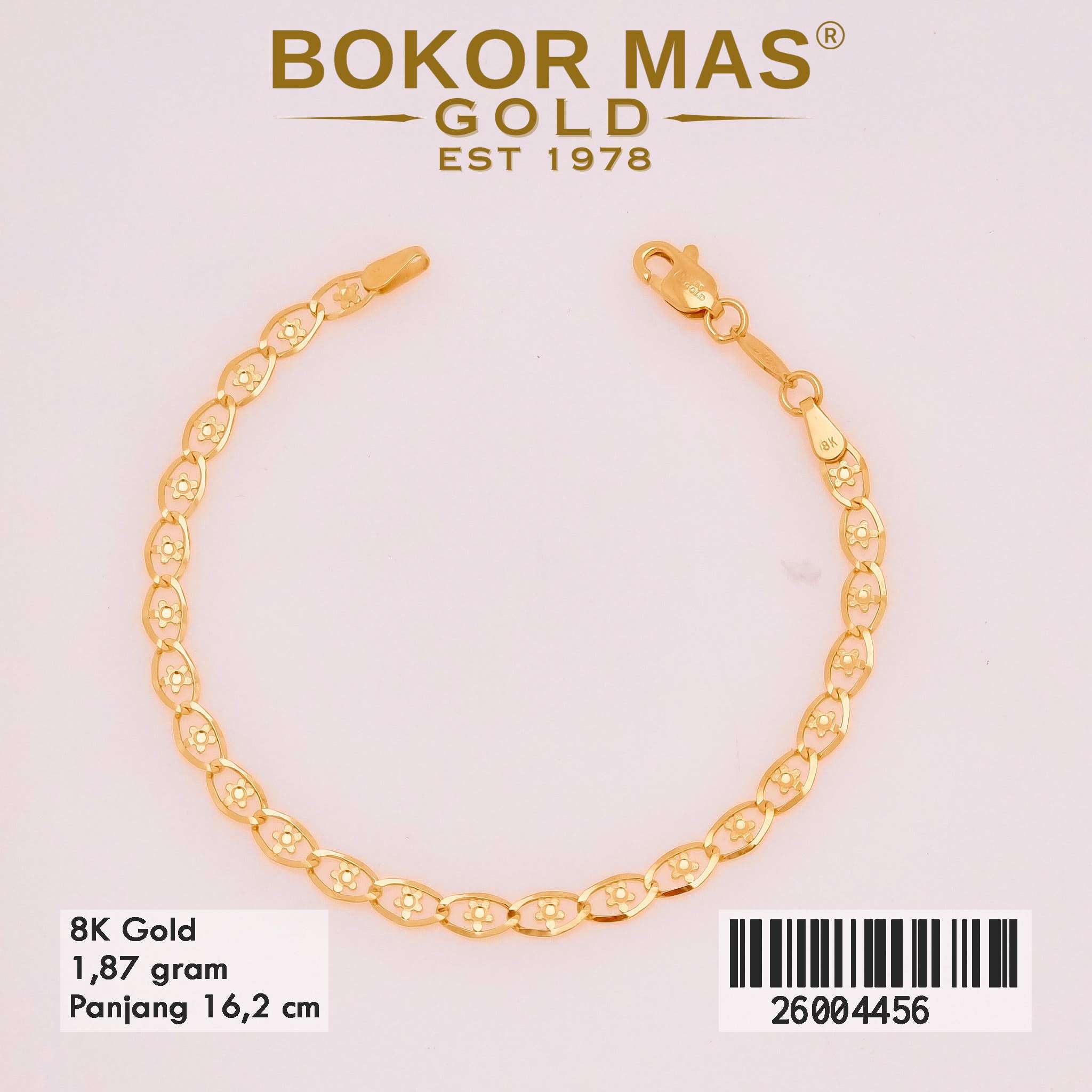  Gelang Rantai Variasi Plakatau -  26004456 - 8K