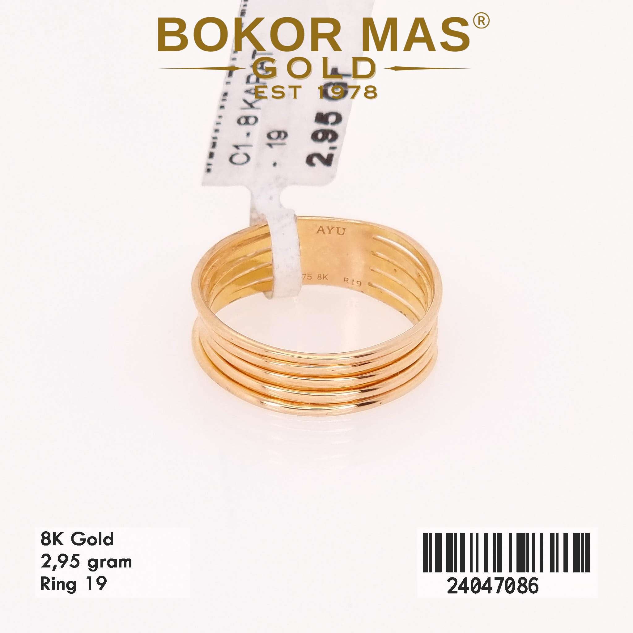 Cincin Variasi Tanpa Permata - 24047086 - 8K