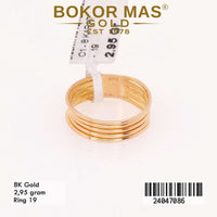 Cincin Emas Variasi Tanpa Permata - 24047086 - 8K