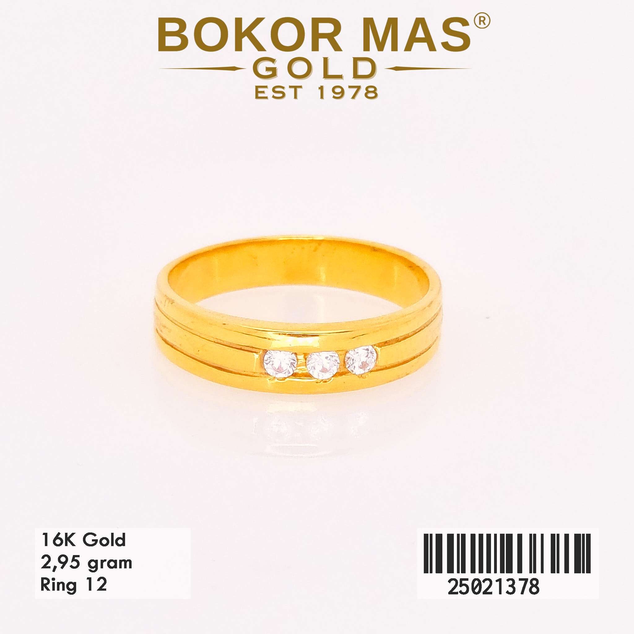 Foto Cincin Emas Asli Cincin Nikah Permata  - Perhiasan Asli Bokormas Gold
