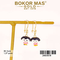 Anting Emas Desi Gantung Boneka Dora - 24039970 - 8K