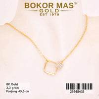 Kalung Emas Variasi Permata - 25048435 - 8K