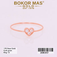 Cincin Variasi Hati -  26003957 - 17K