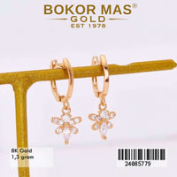 Anting  Emas Klip Variasi Dragonfly - 24085779 - 8K