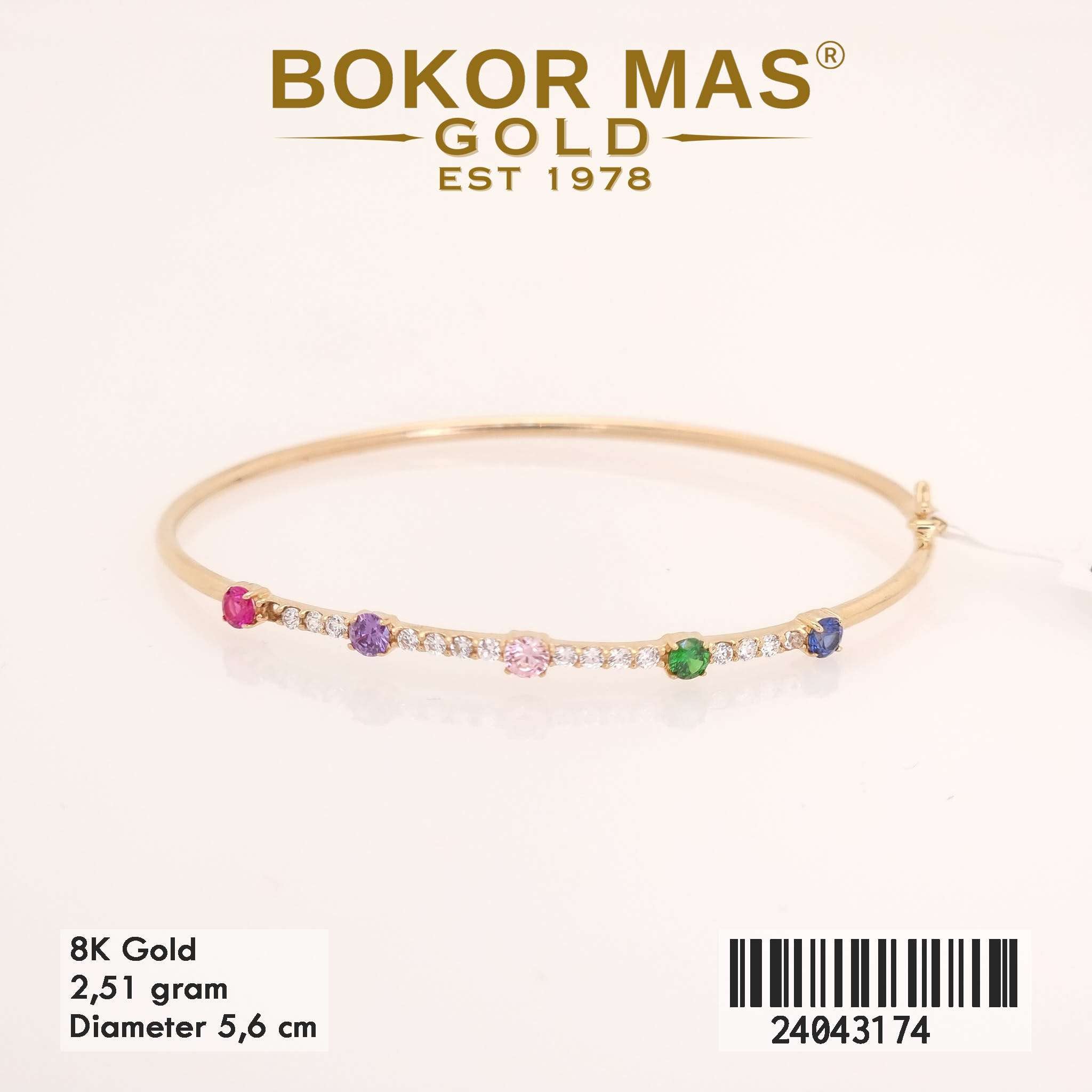 Gelang Bangkok Variasi Permata - 24043174 - 8K