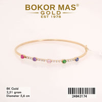 Gelang Emas  Bangkok  Variasi Permata - 24043174 - 8K