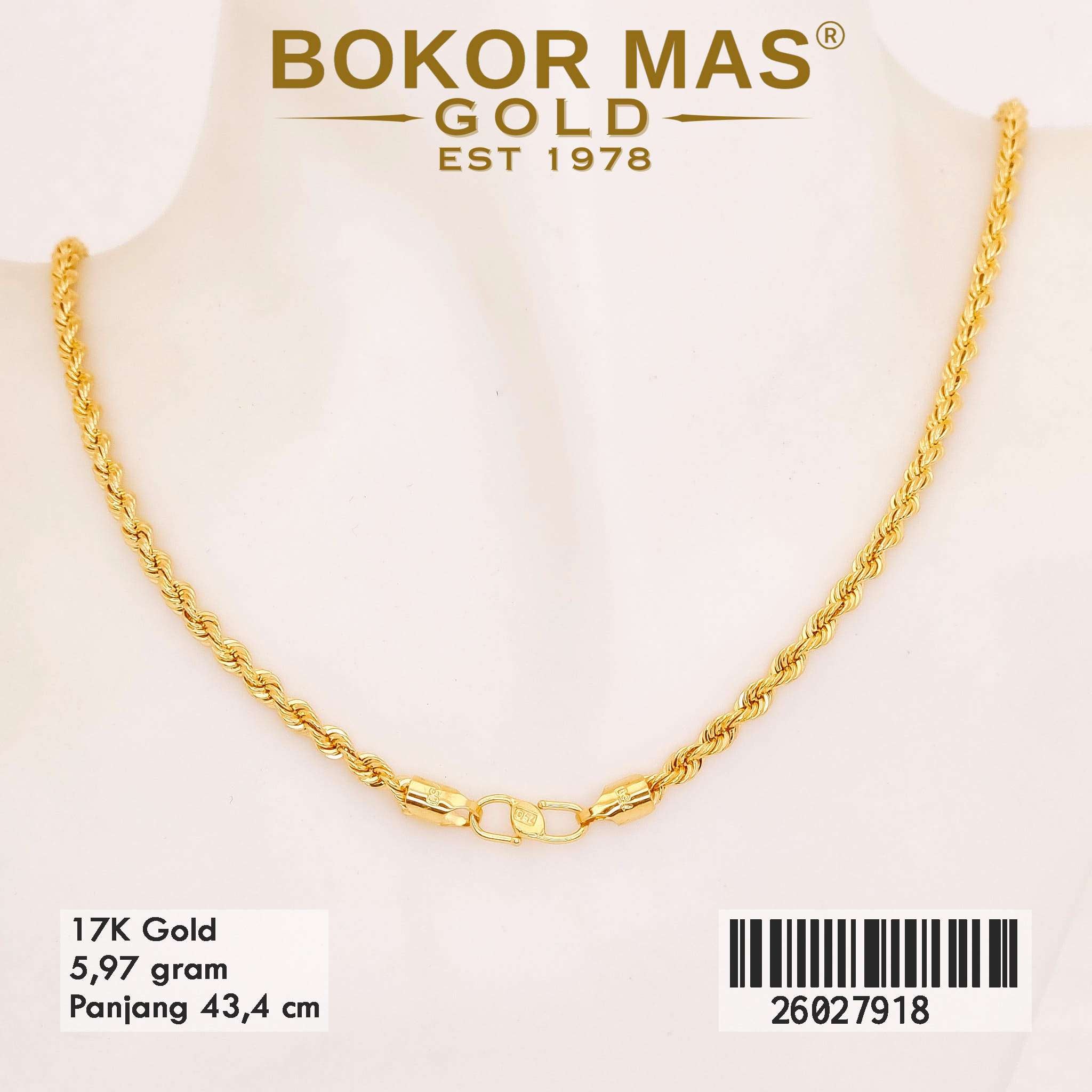 Kalung Tambang Korea - 26027918 - 17K